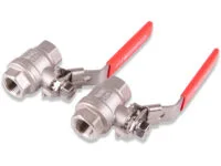 Шаровой кран 3/8″ fm/fm SST EN10226 с уплотнительной лентой — фото 1